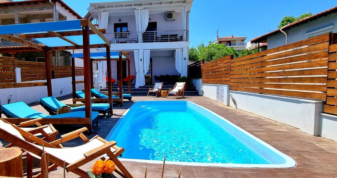 Nea Kallikrateia Villa Azzuro Ground Floor מראה חיצוני תמונה